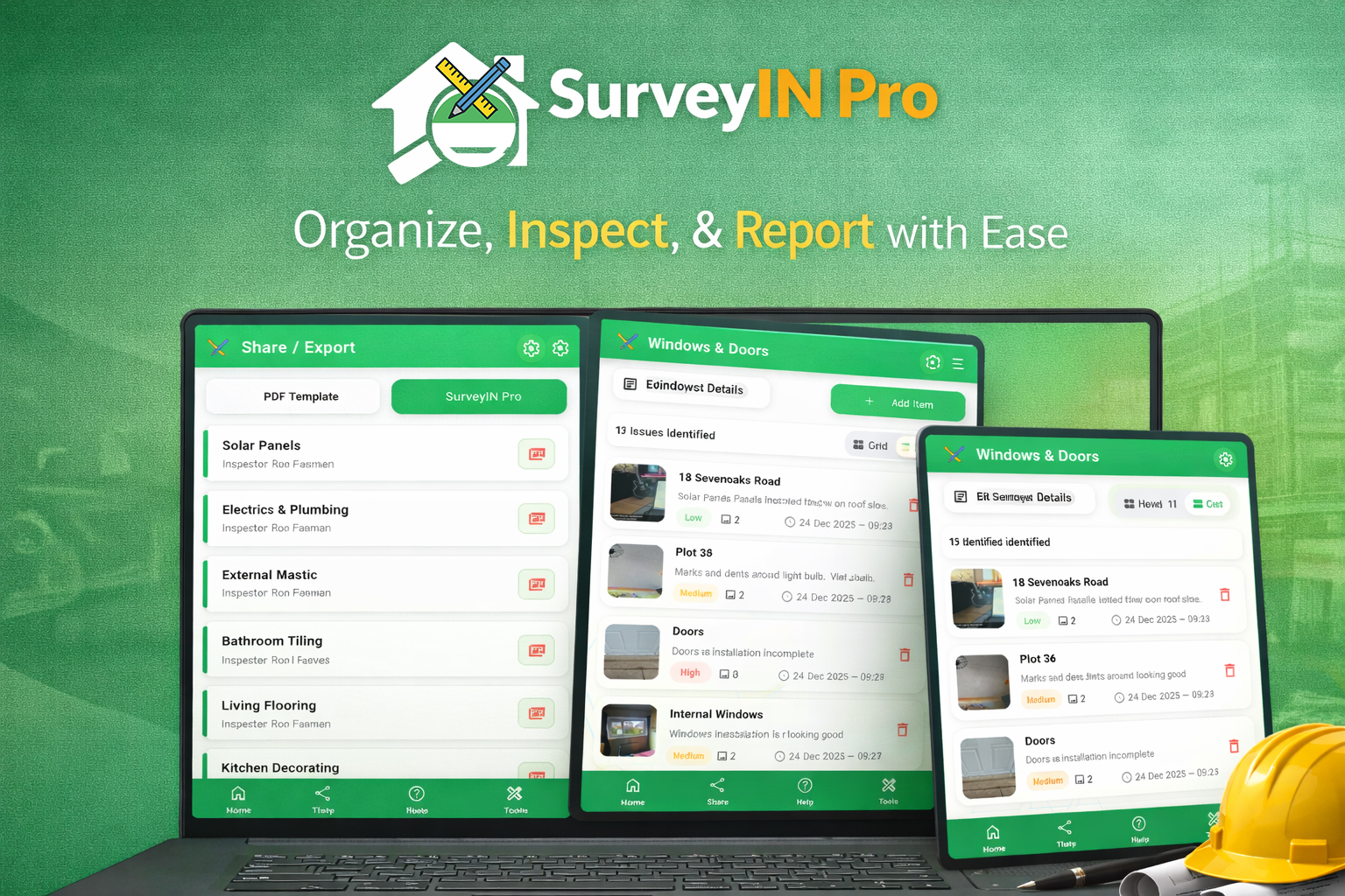 Multi-device workflow – projects and items